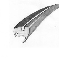 CALLOOK Uszczelka szyby przód 65- (bez rowka na kiln)