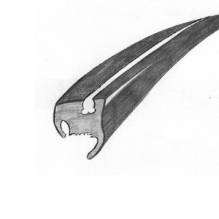 Uszczelki do szyb zestaw 4 szt.  58-64 standard TQ