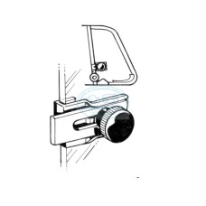 Dodatkowe zamki szybki trójkątnej antywłamaniowe (para)