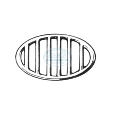 Grille na klakson owalne -67 (para)