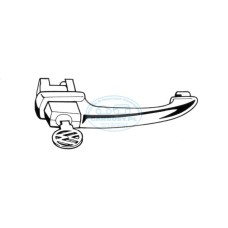 Klamka do drzwi z kluczami 60-65