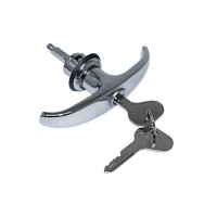 Zamek klamka tylnej klapy z kluczykami T2 w/keys - Chrome bus 55-63