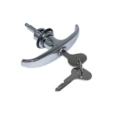 Zamek klamka tylnej klapy z kluczykami T2 w/keys - Chrome bus 55-63