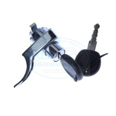 Zamek tylnej klapy z kluczem T2 67-71 / chrom 