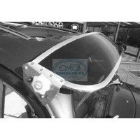 Daszek przeciwsłoneczny czerwony (PLASTIC)