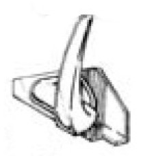 Zamek uchylnego okna Garbus 65-67 prawy