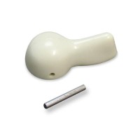 Gałka do zamka drzwi cargo - silverbeige