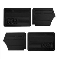 Boczki do drzwi zestaw cabrio czarny 4 szt. Type 1 08/66-07/72