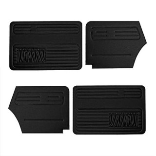Boczki do drzwi zestaw cabrio czarny 4 szt. Type 1 08/66-07/72