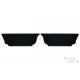 Osłony pionowe pod tylną kanapą- black (pair)