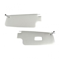 Daszki przeciwsłoneczne  Garbus 73- Cabrio białe (para)