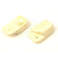 Klipsy do daszków przeciwsłonecznych 68- biały (para)