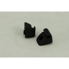 Klipsy do daszków przeciwsłonecznych T25 czarne (para)