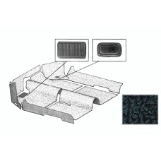 Dywaniki zestaw CABRIO 58-69 czarny