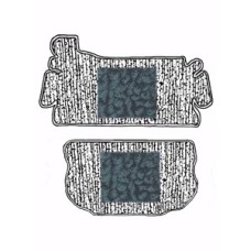 Bagażnik przedni dywaniki zestaw 1303