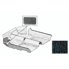 Dywaniki zestaw Typ3 64-70 czarne