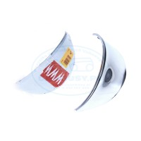 Brewki stal nierdzewna gładkie (para)