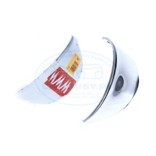 Brewki stal nierdzewna gładkie (para)