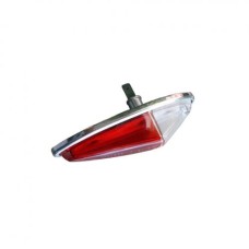 Boczny kierunkowskaz na przedni błotnik Type 3 (czerwony/biały)