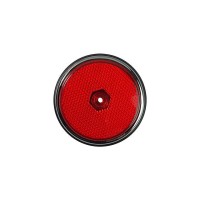 Side reflector lens and seal rear - red/Chrome