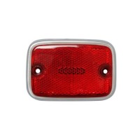 Klosz tylnej obrysówki czerwony/srebrny Bus 08/70-07/72