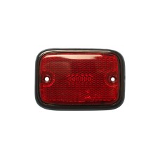 Obrysówka szkło lens rear - red-black