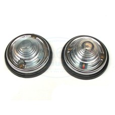 Okrągłe światełka białe (para)