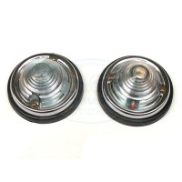 Okrągłe światełka białe (para)