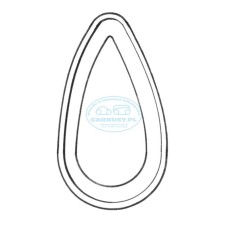 Uszczelka pod oświetlenie tablicy rejestr.-52