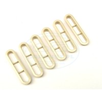 Ramki wlotów powietrza 72-(6szt.) białe