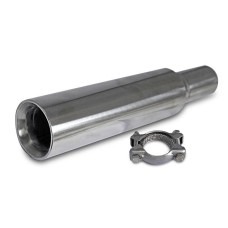 GT style exhaust tip with uchwyt - Stainless Steel - Vintage Speed