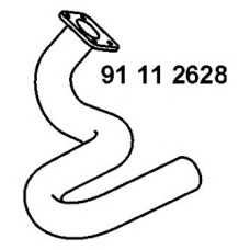 Rura przed wydechem T25 CS 08/80-07/87 (1600D)