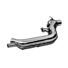 Chromowany wymiennik ciepła prawy Garbus