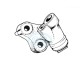 Cylinderek hamulcowy przód prawy T2 -63