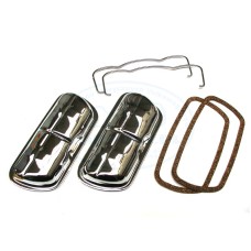 Chromowane pokrywy zaworów std. z zaczepami (para) 1.2-1.6 oraz WBX