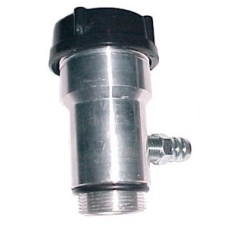 Wlew oleju prosty polerowany z odpowietrznikiem