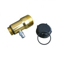 Wlew oleju prosty żółty z odpowietrznikiem