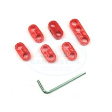 Uchwyty przewodów W/N czerwone