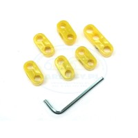 Uchwyty przewodów żółte