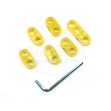 Uchwyty przewodów żółte