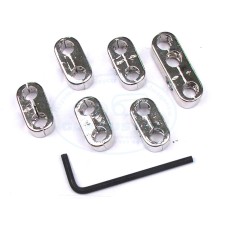 Uchwyty przewodów W/N chromowane