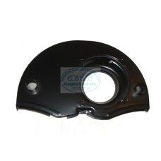 Czarna obudowa z ogrzewaniem z blachą na chłodnice