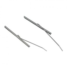 F4 Pióra wycieraczek + ramiona srebrne Garbus 53-57  (para)