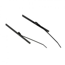 F4 Pióra wycieraczek + ramiona czarne Garbus 53-57  (para)