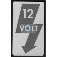 Naklejka 12 VOLT