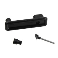 Rączka do szafki Westfalia czarna Type2 08/67-07/79