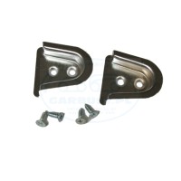 Chromowana prowadnica słupek drzwi 58- (para)