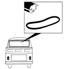 Uszczelka tylnej szyby T2 PickUP 52-66