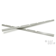 Listwy do okna przesuwnego w drzwiach - nierdzewka (para)  Bus -07/67