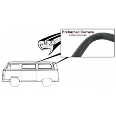 Uszczelka szyby bocznej środkowej i tylnej T2 68-79 (Deluxe) TQ pod klin